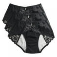 thumbnail image 1 of Valcatch Women's Hipster Period Underwear Postpartum Teens Girls Lace Menstrual Panties 3-Pack, 1 of 5