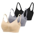 thumbnail image 1 of Valcatch Womens Seamless Nursing Bra Comfortable Sleeping Maternity Bralette for Breastfeeding Maternity Postpartum, 1 of 9
