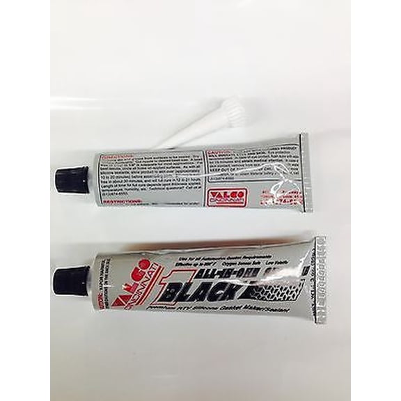 Valco Cincinnati All-in-One Silicone-BLACK-Lot of 12 -3oz tubes- Gasket Sealant