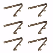 Valco EX137 Silver 2 5/8 X 1/4 Inch Aluminum Boat Telescope Tube Fasteners Set of 6
