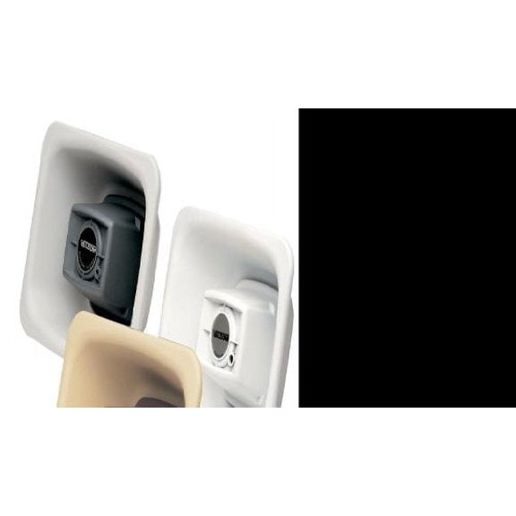 Valcom V-1080-W One Way 3-watt Amplified FlexHorn with Mounting Bracket, White