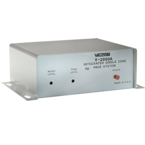 Valcom V-2000A Integrated Single Zone Page Control Unit