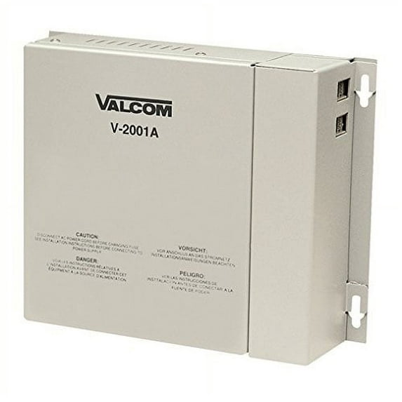 Valcom - V-2001A - Valcom 1 Zone, One-Way Enhanced Page Control with Power - for Emergency - Aluminum Alloy