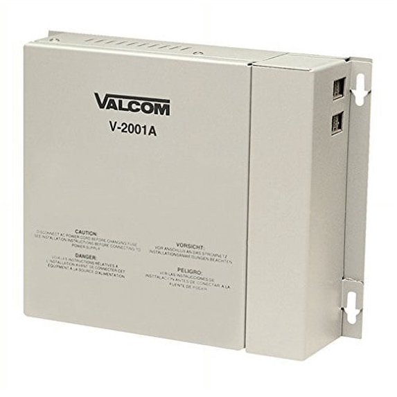 Valcom - V-2001A - Valcom 1 Zone, One-Way Enhanced Page Control with Power - for Emergency - Aluminum Alloy