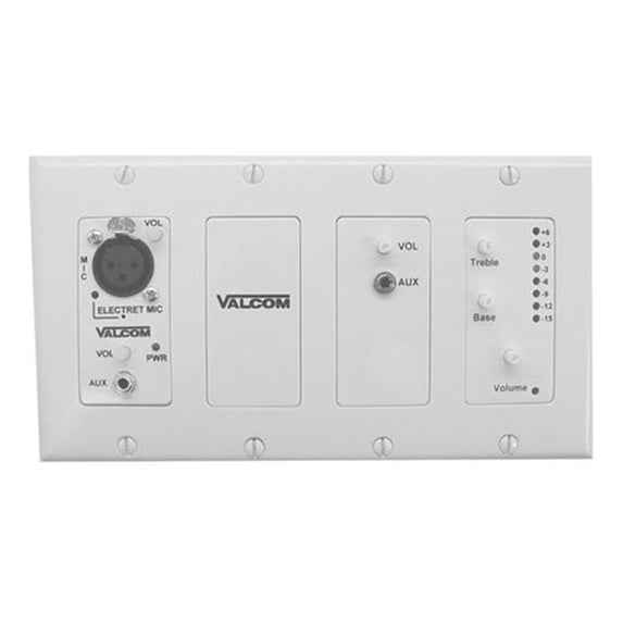 Valcom VC-V-9985W In-Wall Modular Mixer Individual Volume Control