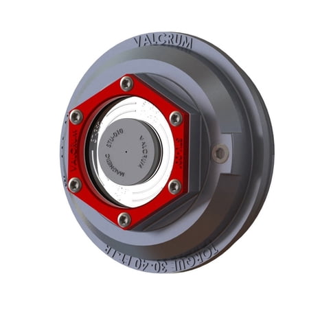 Valcrum Universal Aluminum Threaded Hub Cap for 9K (after 10-1-89), 10K, 12K, and 15K Trailer Axles (ST-400D)
