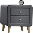 thumbnail image 1 of Valda Nightstand - Light Gray Fabric - 22 x 20 x 16 in., 1 of 1