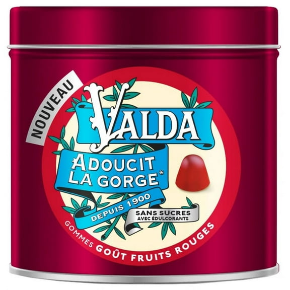 Valda Pastilles Red Fruits Sans Sucre 140g