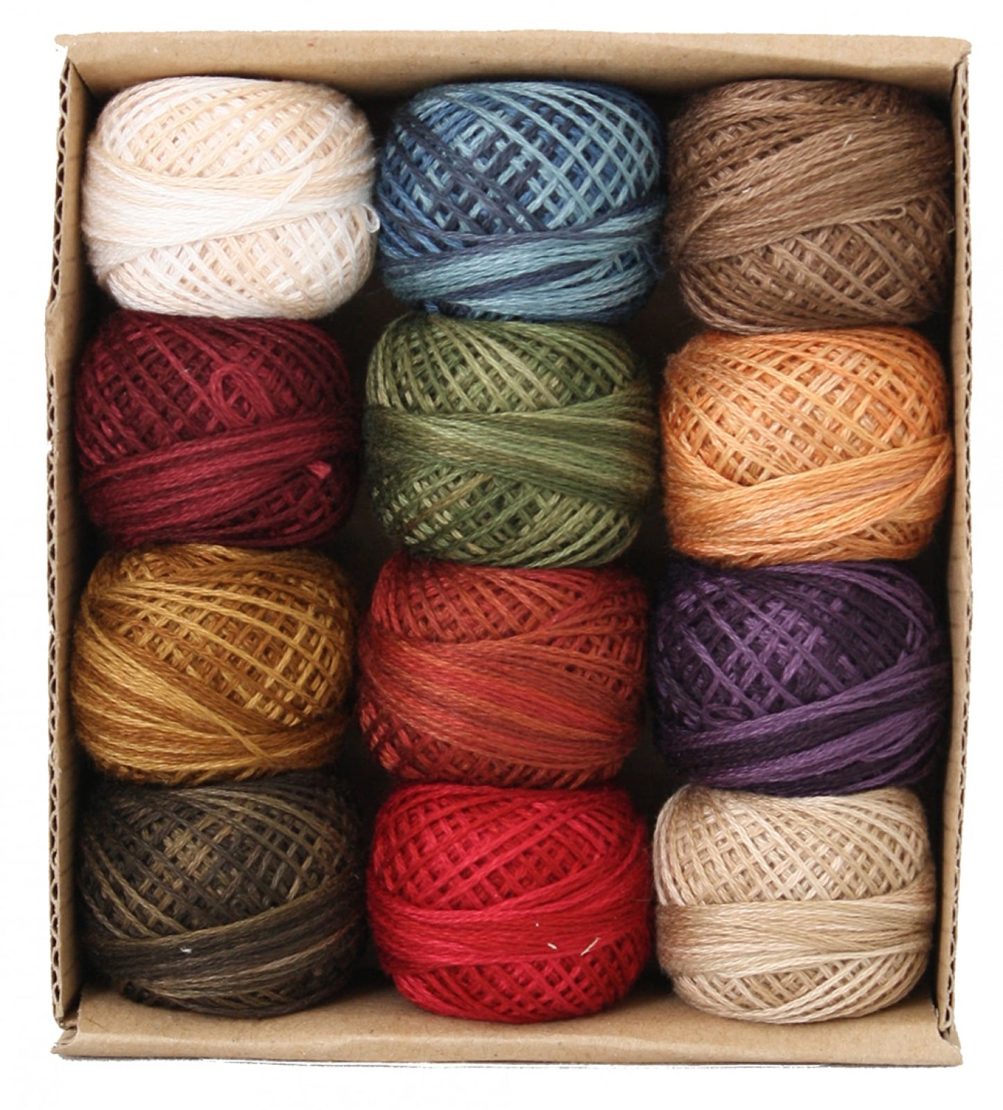Valdani 3-Strand Ball Floss 30yd Artist Palette Collection 12 Colors