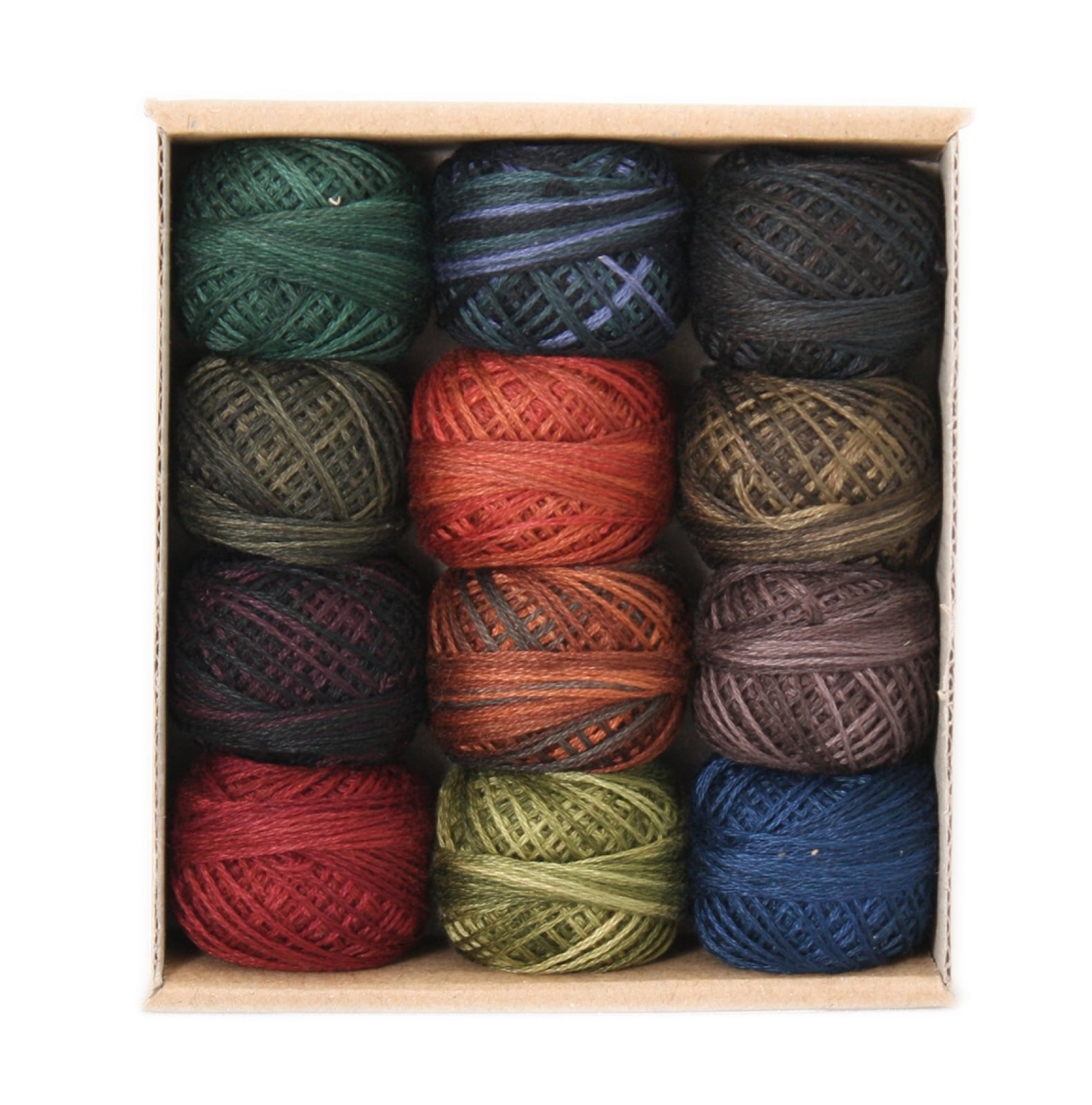 Valdani 3-Strand Ball Floss 30yd Country Lights Set 1 Dark Collection
