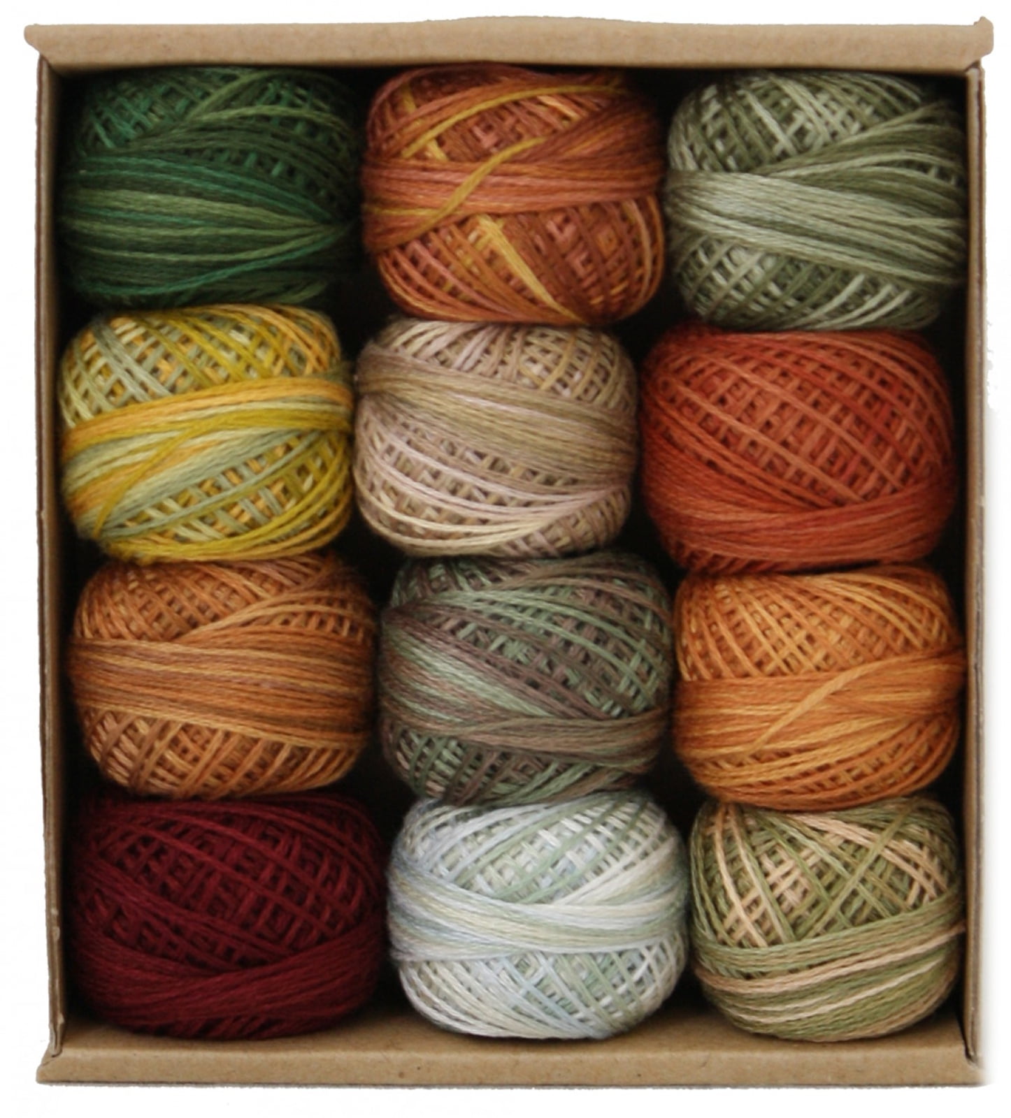 Valdani 3-Strand Ball Floss 30yd Country Lights Set 2 Dark 12 Colors