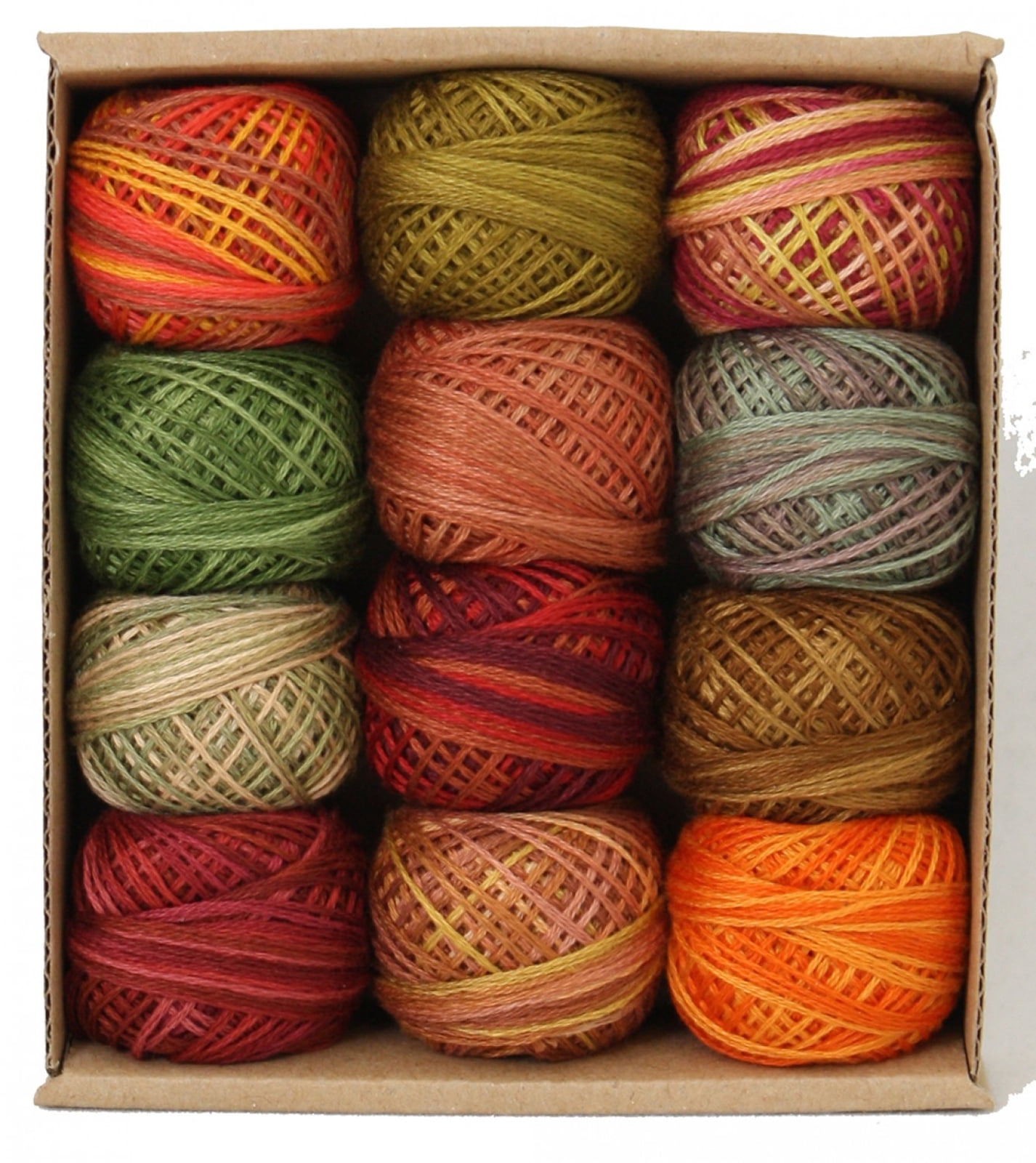 Valdani 3-Strand Ball Floss 30yd Fabulous Autumn 12 Colors