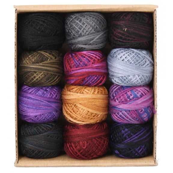 Valdani 3-Strand Ball Floss 30yd Halloween 12 Colors