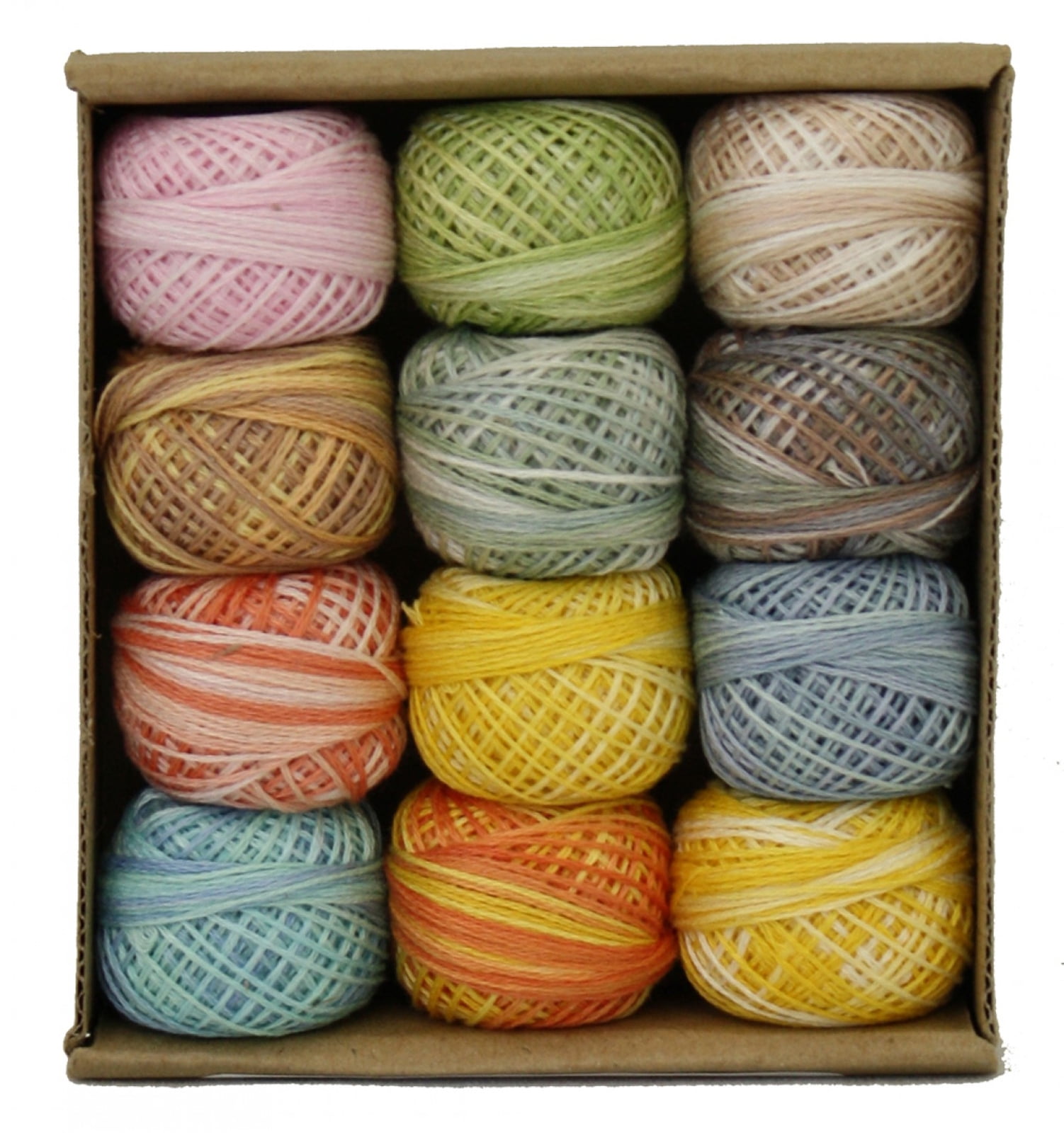 Valdani 3-Strand Ball Floss 30yd Pastel Memories 12 Colors