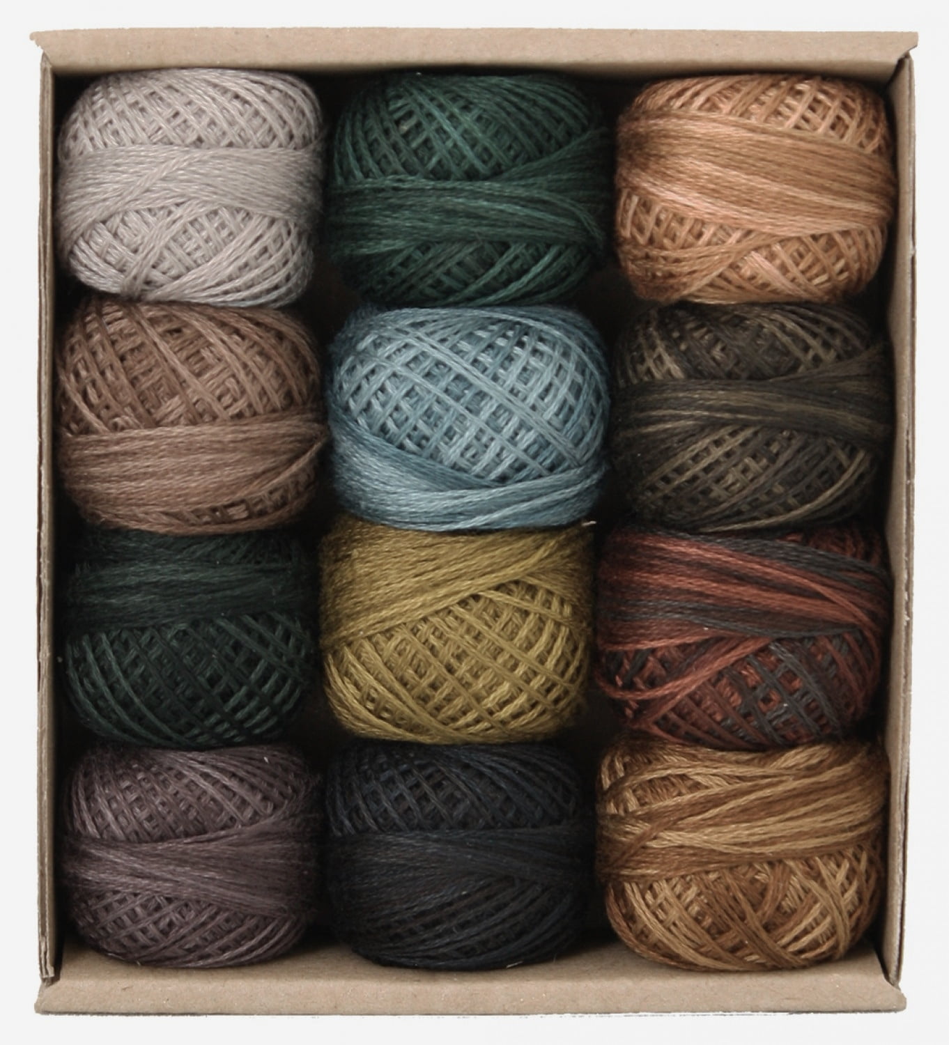 Valdani Earthly Treasures Three Strand Cotton Floss Punch Needle Embroidery Floss Collection