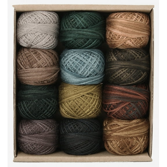 Valdani Earthly Treasures Three Strand Cotton Floss Punch Needle Embroidery Floss Collection