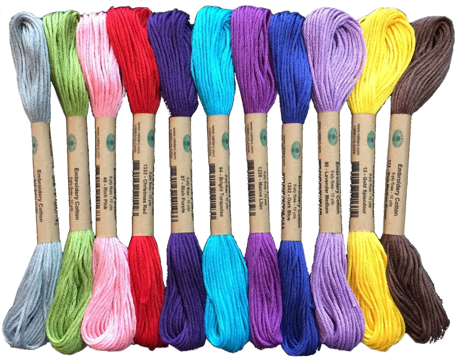 Valdani Gemstone Magic 6 Strand Floss Collection