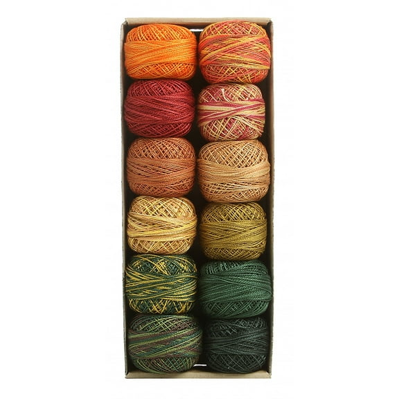 Valdani Pearl Cotton Ball Size 12 109yd Accents 2 Quiet Autumn