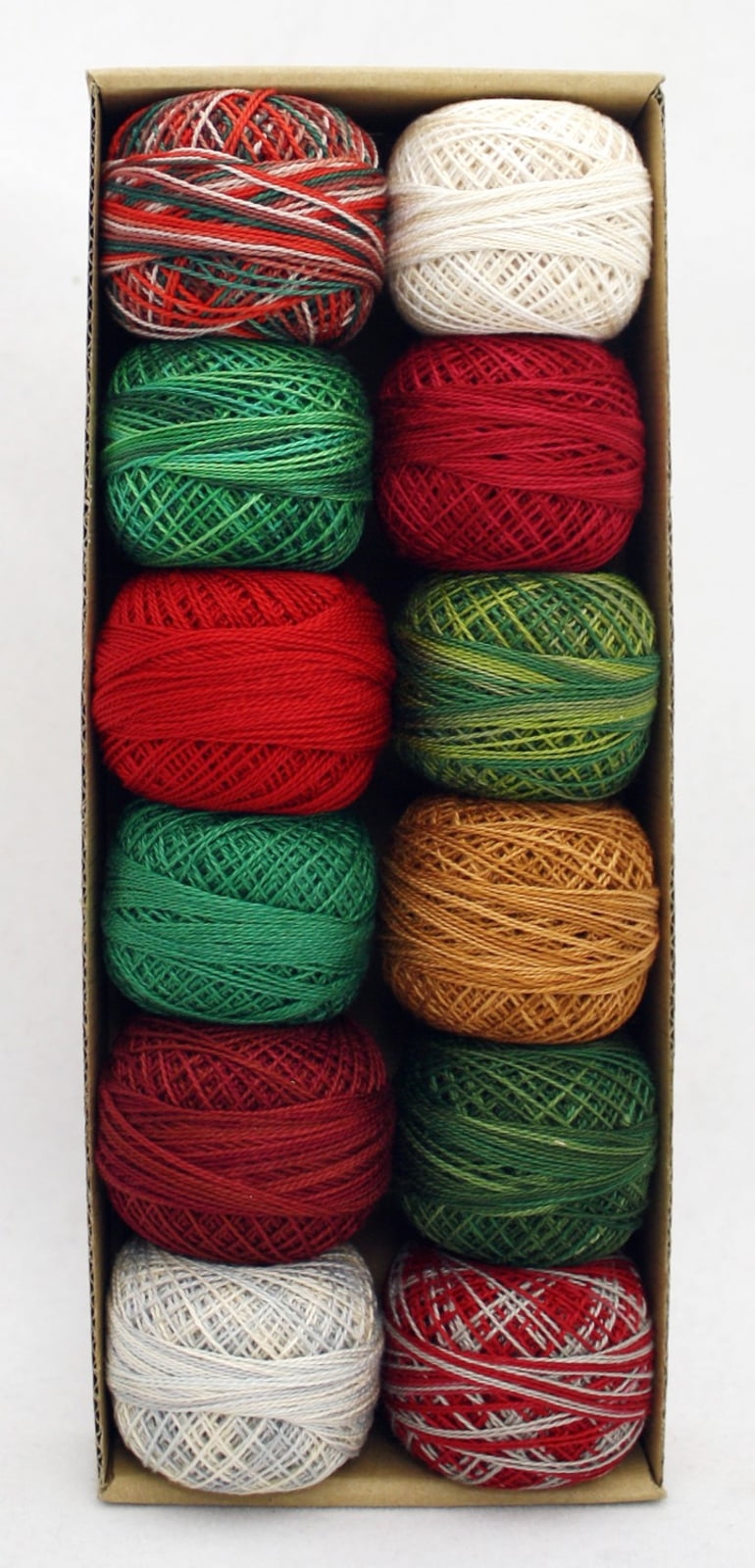 Valdani Pearl Cotton Ball Size 12 109yd Christmas Time