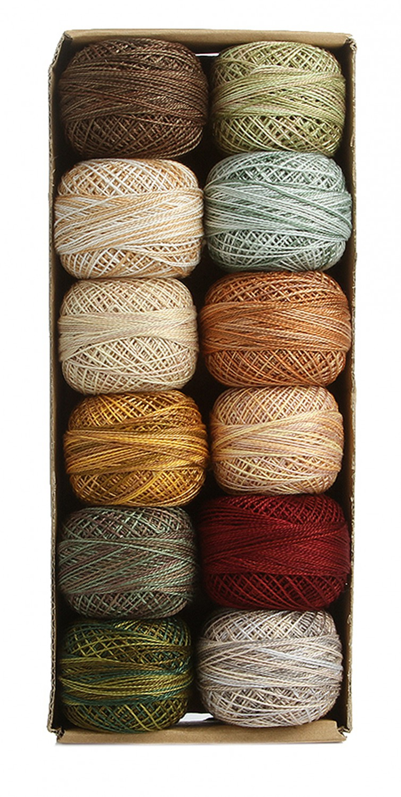 Valdani Pearl Cotton Ball Size 12 109yd Country Lights Set 2 Light