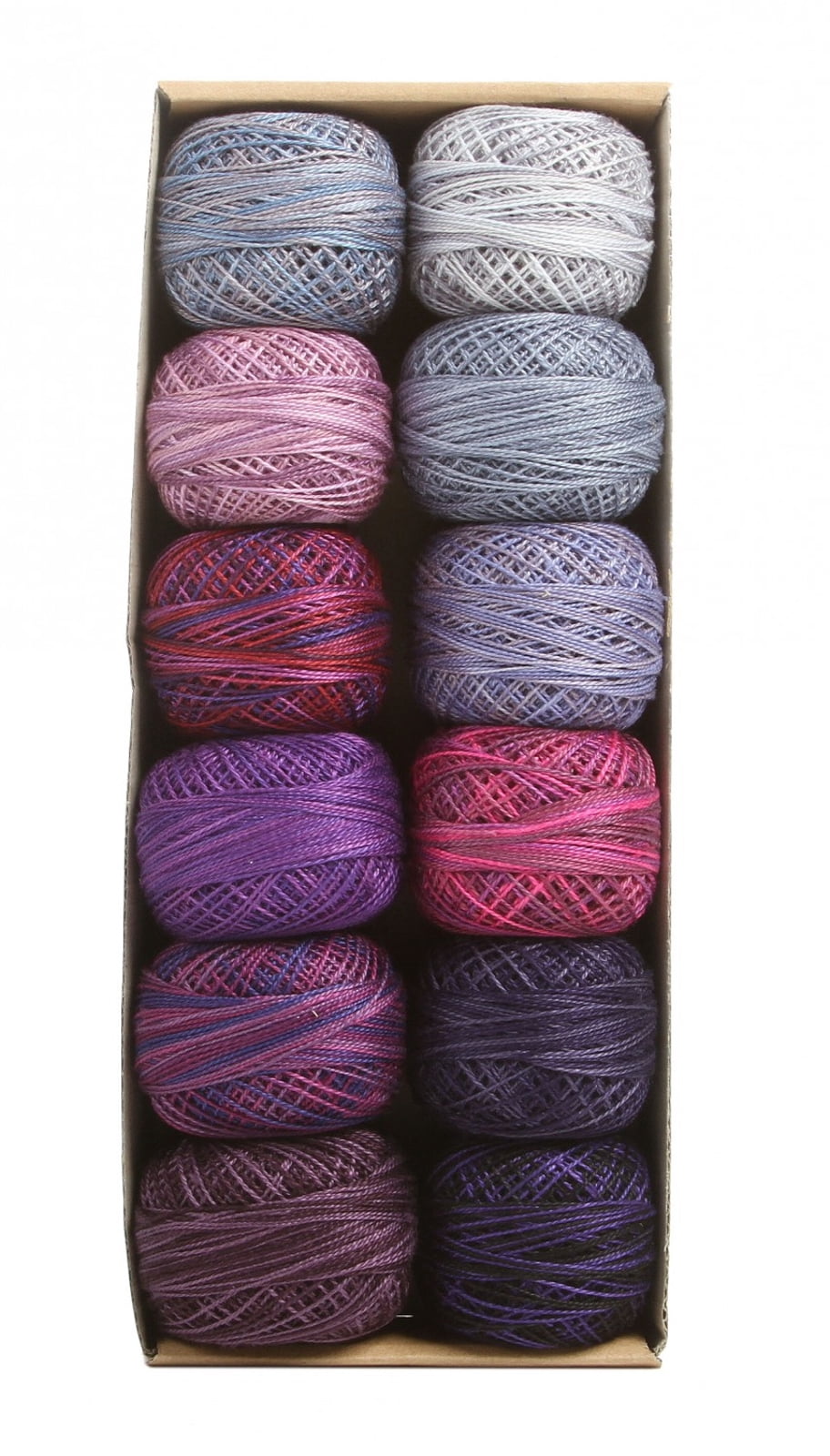 Valdani Pearl Cotton Ball Size 12 109yd Purple Frenzy