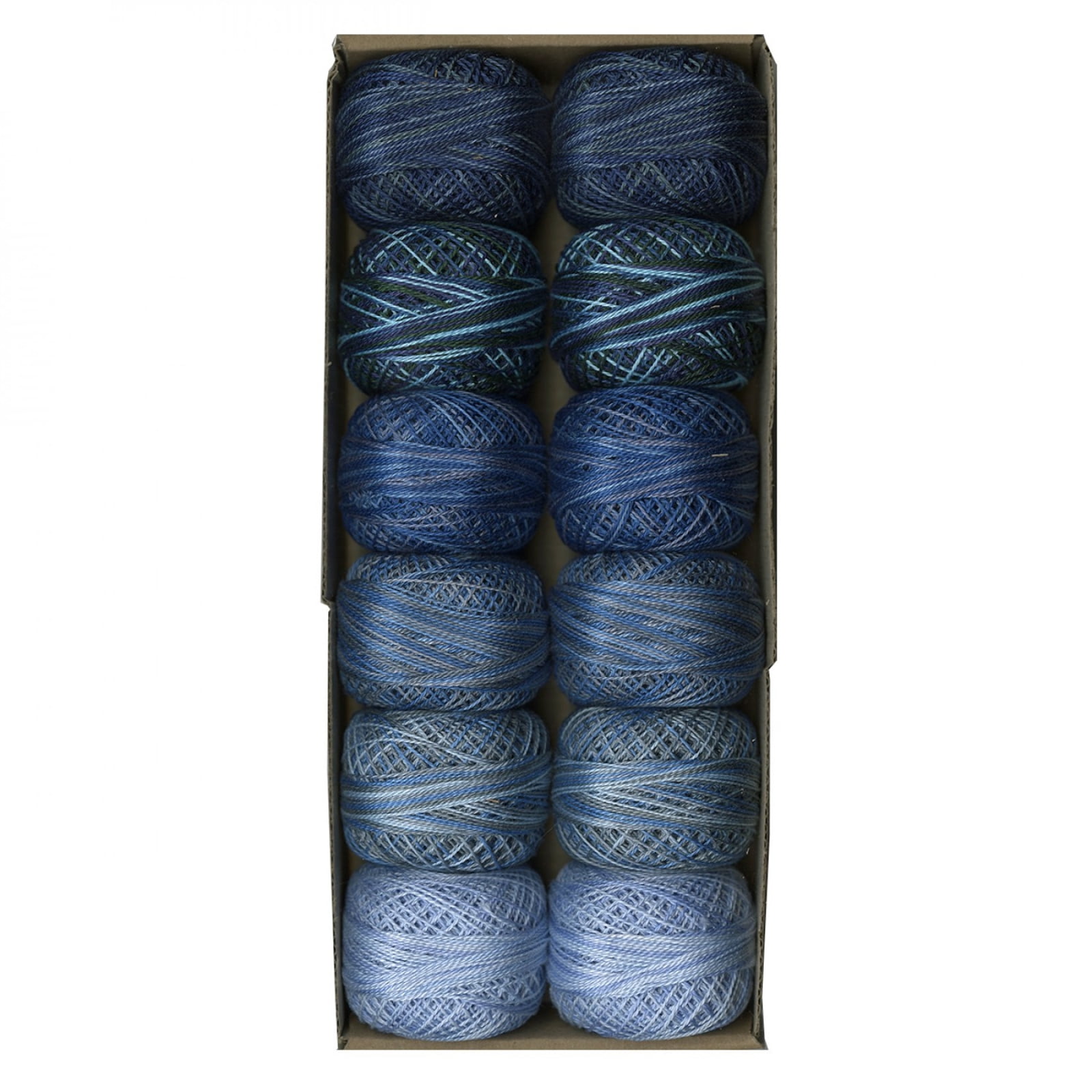 Valdani Pearl Cotton Ball Size 12 109yd Two in Blue