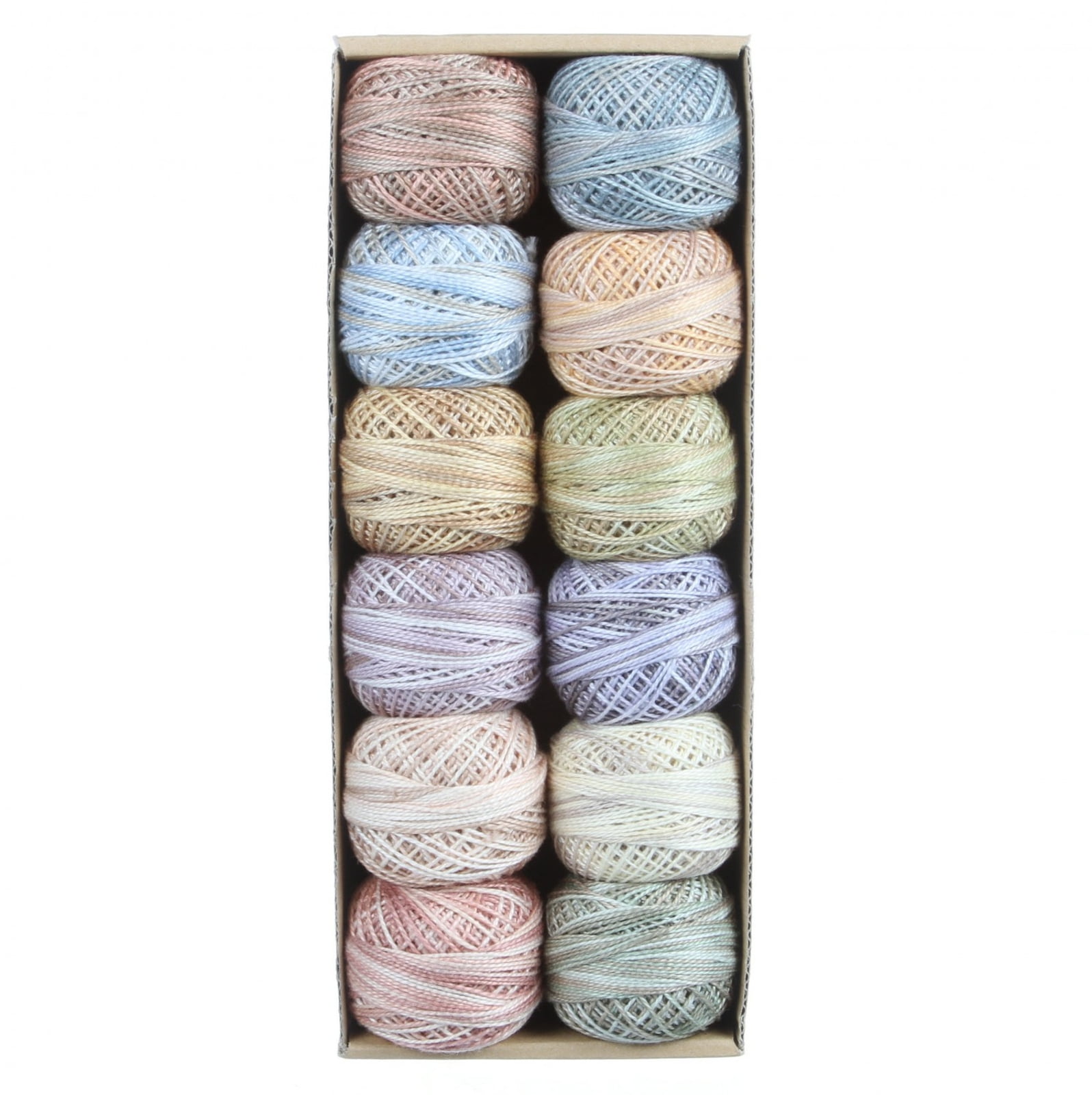 Valdani Pearl Cotton Ball Size 5 46yd 12 Colors Muddy Monet