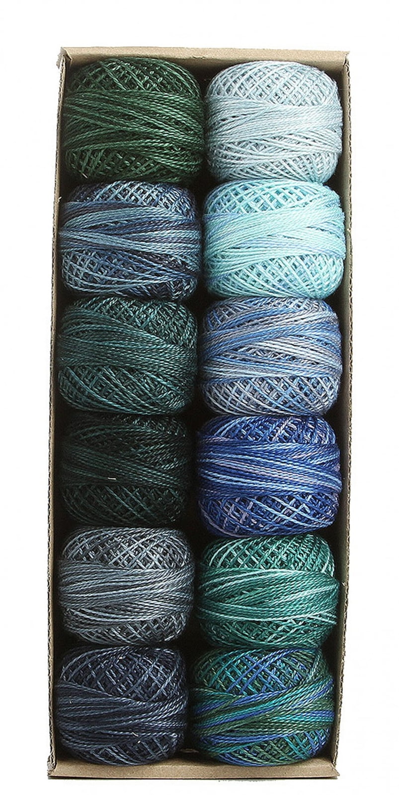 Valdani Pearl Cotton Ball Size 5 46yd Ocean Waves
