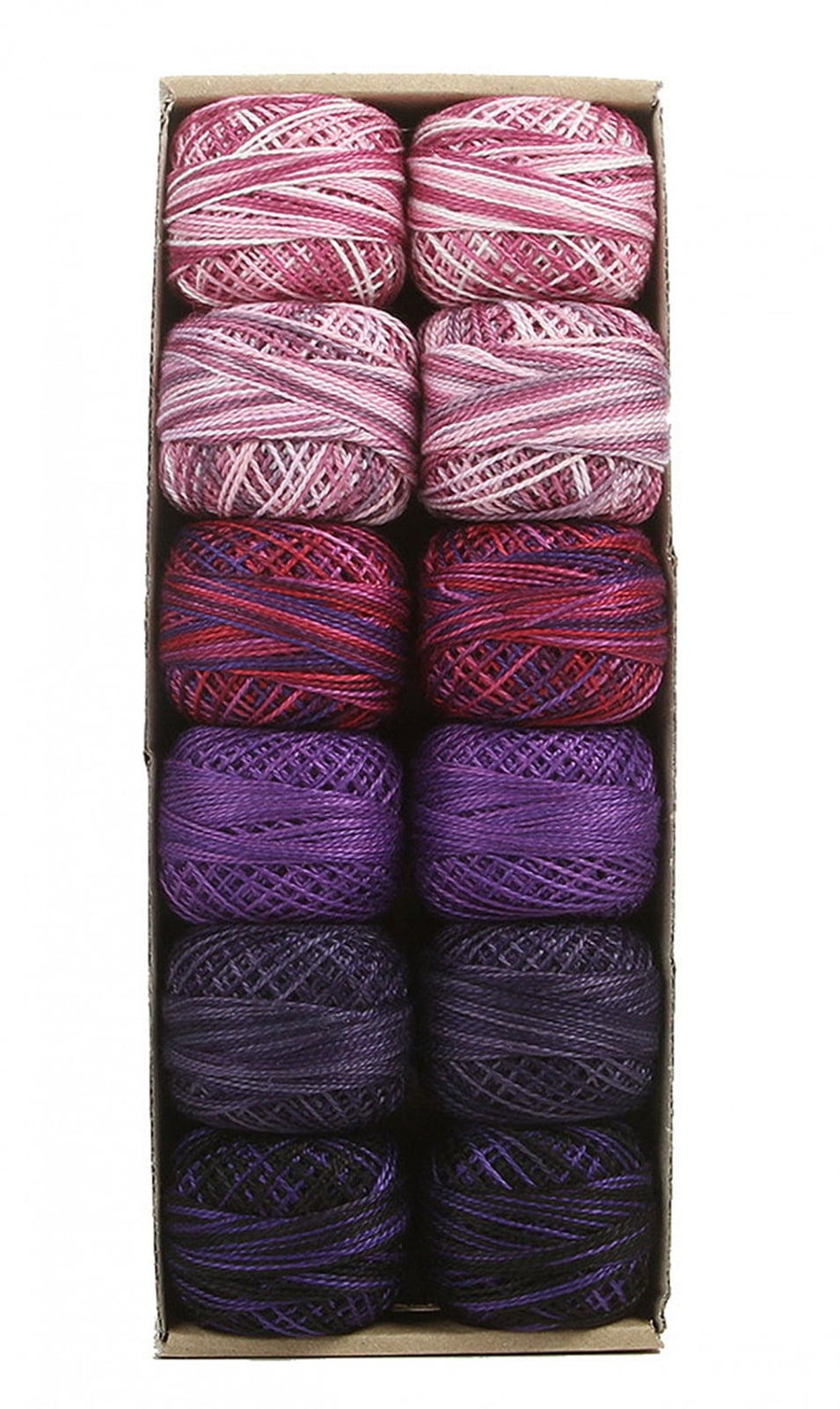 Valdani Pearl Cotton Ball Size 8 73yd Two Violets