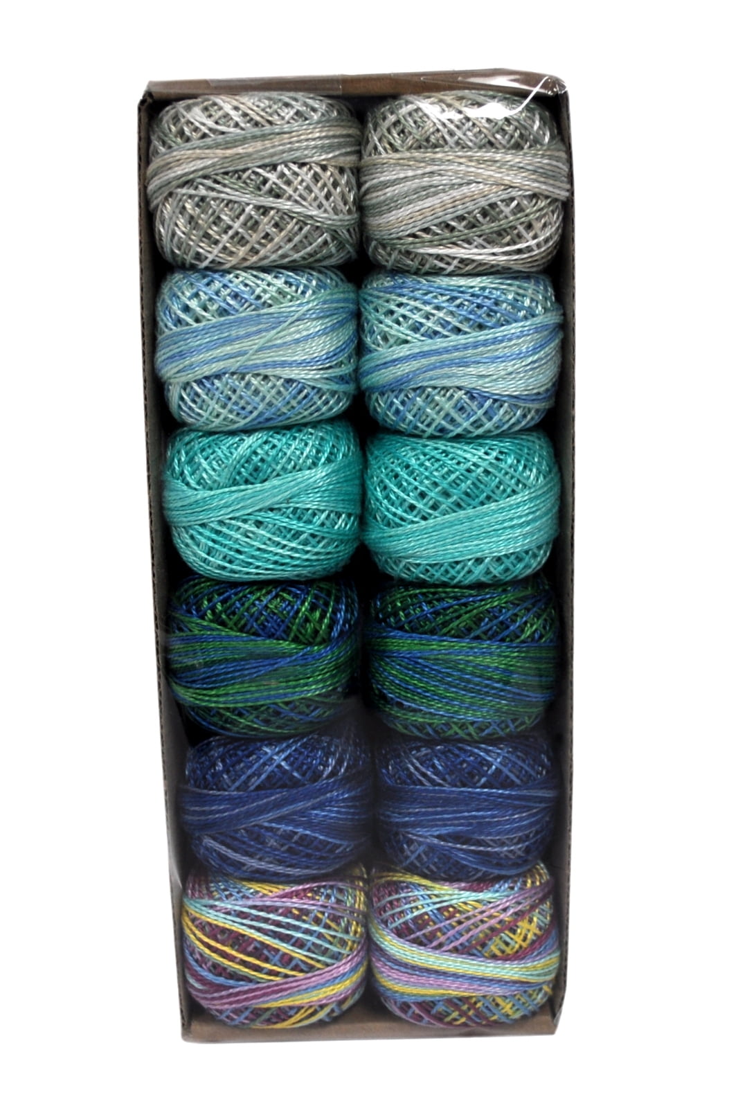 Valdani Pearl Cotton Ball Size 8 73yd Two in Water