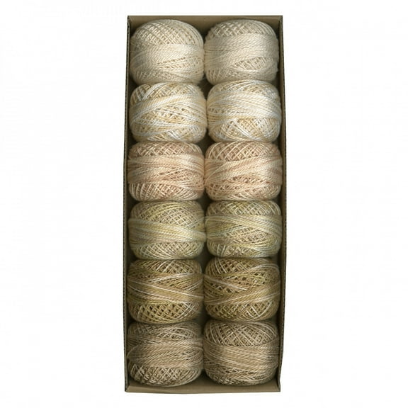 Valdani Pearl Cotton Ball Sz8 73yd Two in Beige