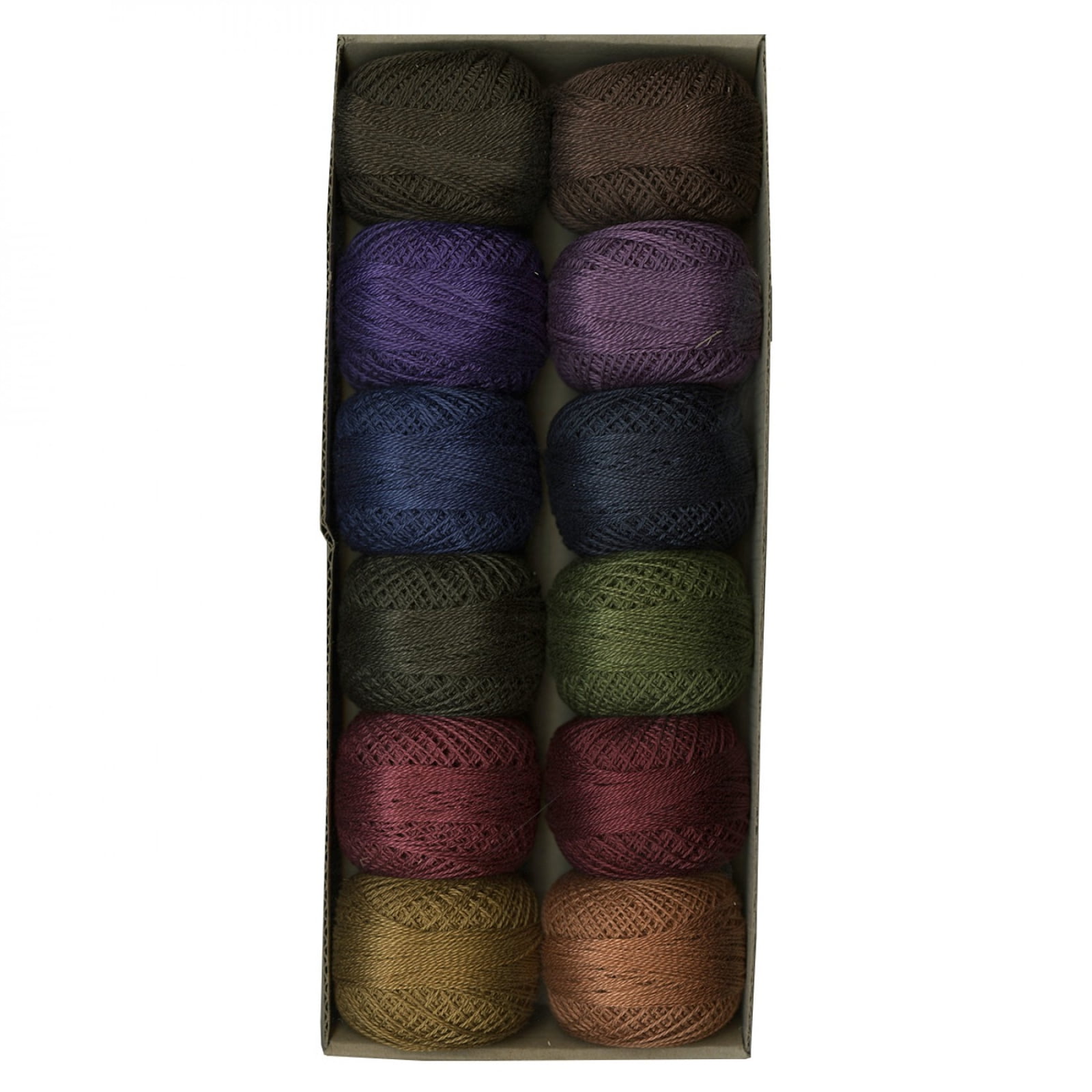 Valdani Perle Cotton Balls Size 12 Dark Bigsby Designs Collection