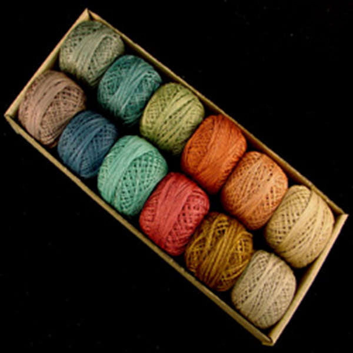 Valdani Perle Cotton Size 12 Embroidery Thread Bigsby Designs Light Sampler Set