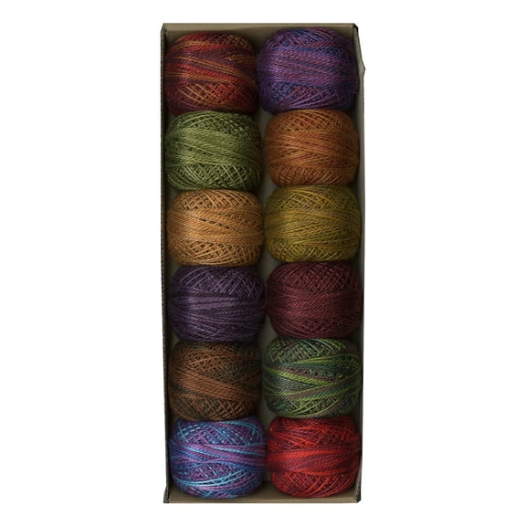 Valdani Variegated Pearl Cotton Ball Size 12 109yd Cindy Blackberg