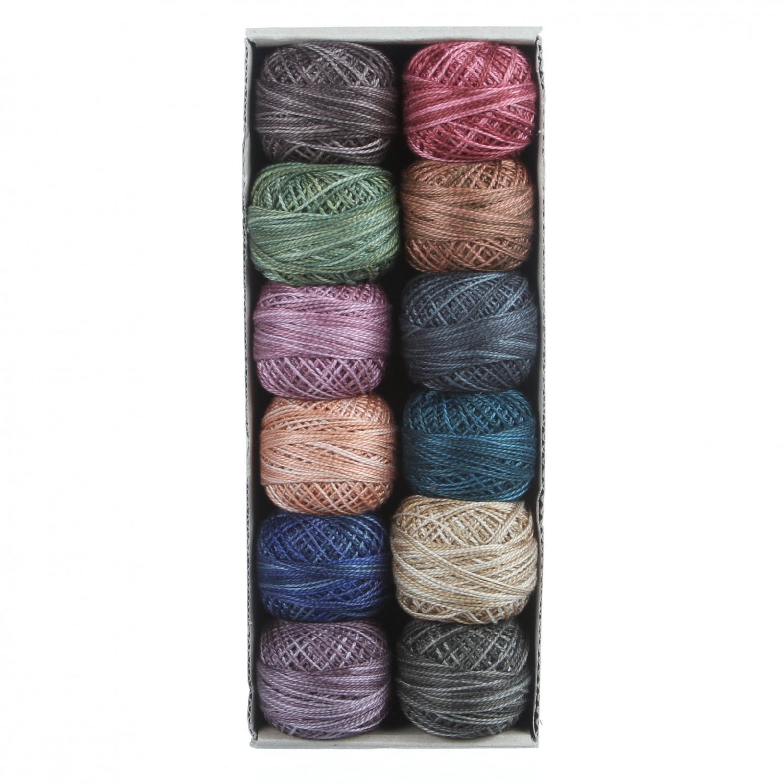Valdani Variegated Pearl Cotton Ball Size 12 109yd Heirloom