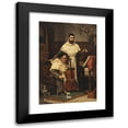 thumbnail image 1 of Valdemar Sichelkow 11x14 Black Modern Framed Museum Art Print Titled - Music Monks (1883), 1 of 5
