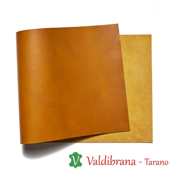 Valdibrana Conceria, Tarano, Italian Vachetta Leather, Panel, Tan
