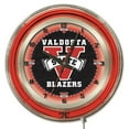 thumbnail image 1 of Valdosta State University 19" Double Neon Wall Clock, 1 of 3