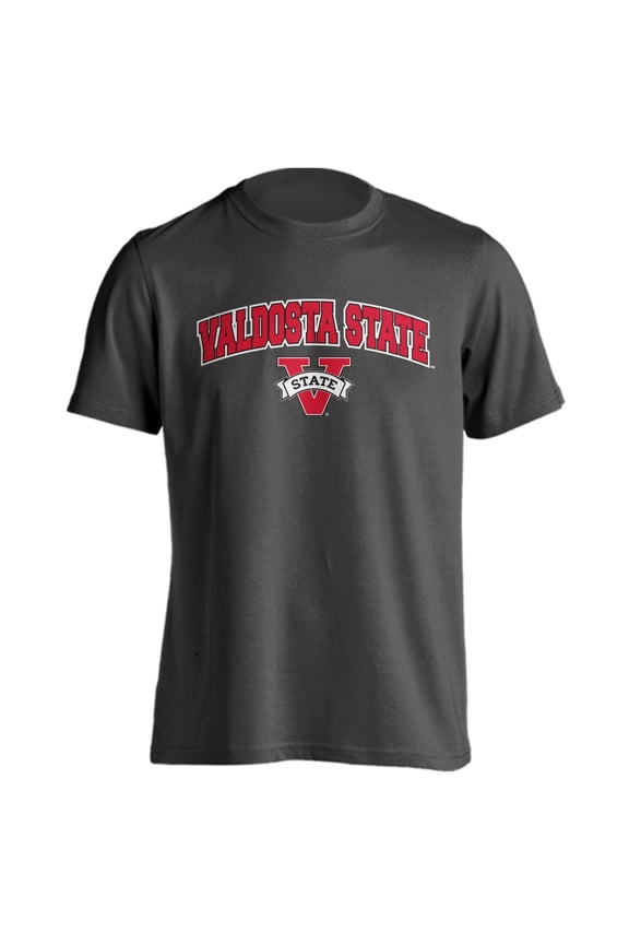 Valdosta State University Blazers Classic Arch with Mascot Short Sleeve T-Shirt