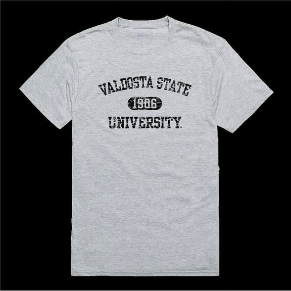 Valdosta State University Blazers Distressed Arch College T-Shirt, Heather Grey - 2XL