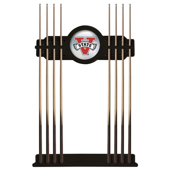 Valdosta State University Solid Wood Cue Rack with a Black Finish