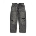 thumbnail image 1 of Vale Forever Black Rain Rhinestone Denim Jeans Black - 38, 1 of 2