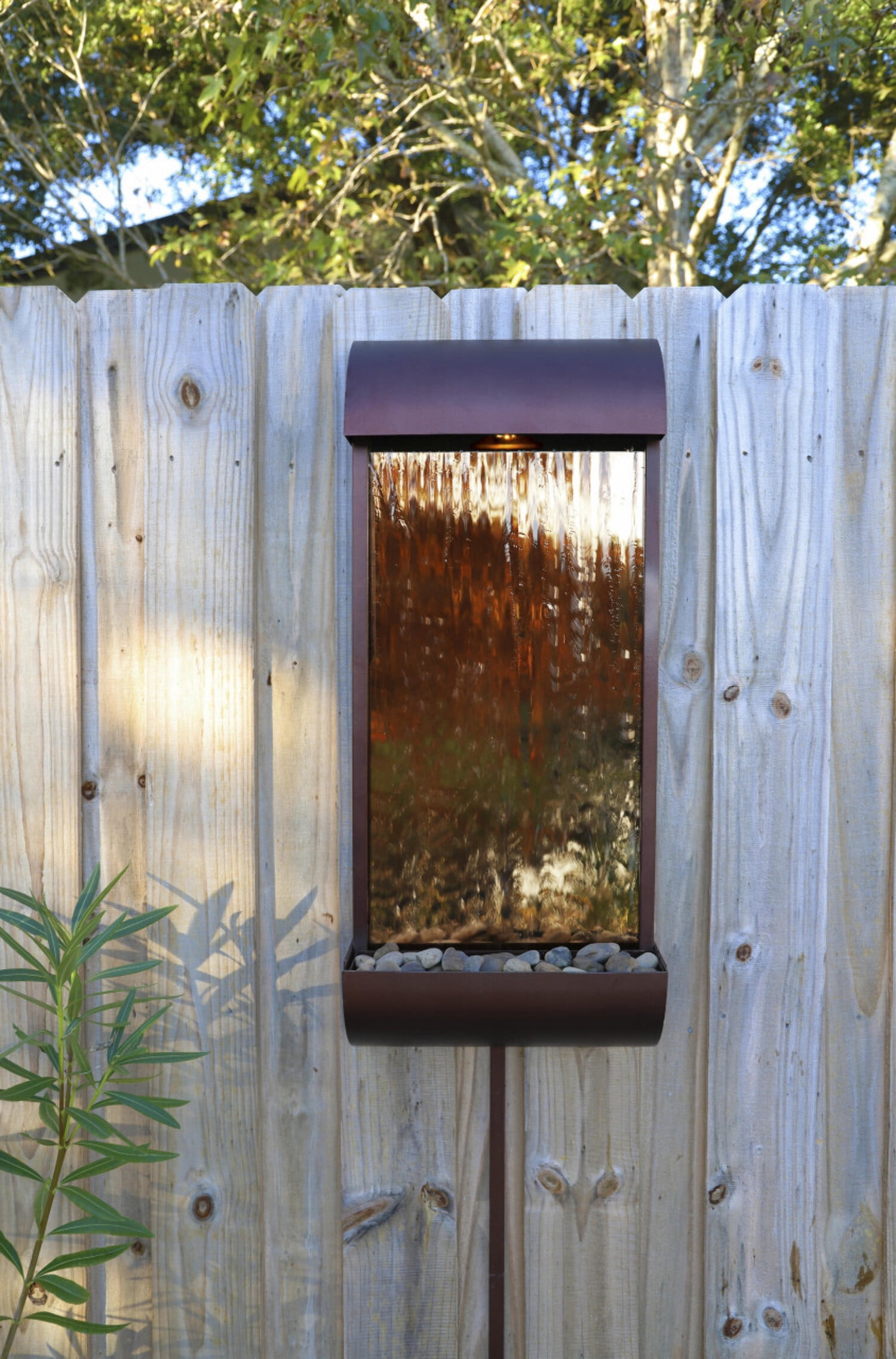 Vale Indoor/Outdoor Wall Fountain with Bronze Finish