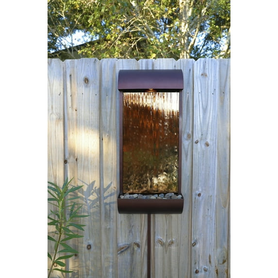Vale Indoor/Outdoor Wall Fountain with Bronze Finish