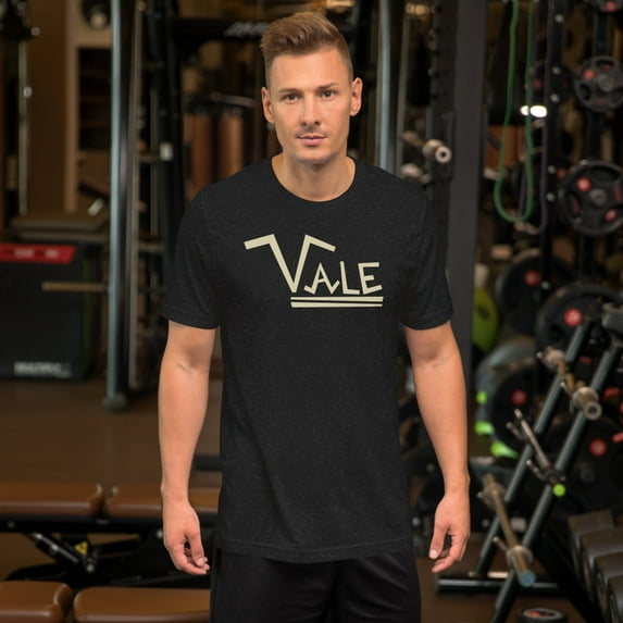 Vale Latin Brand Unisex t-shirt (Black Heather, 3XL)