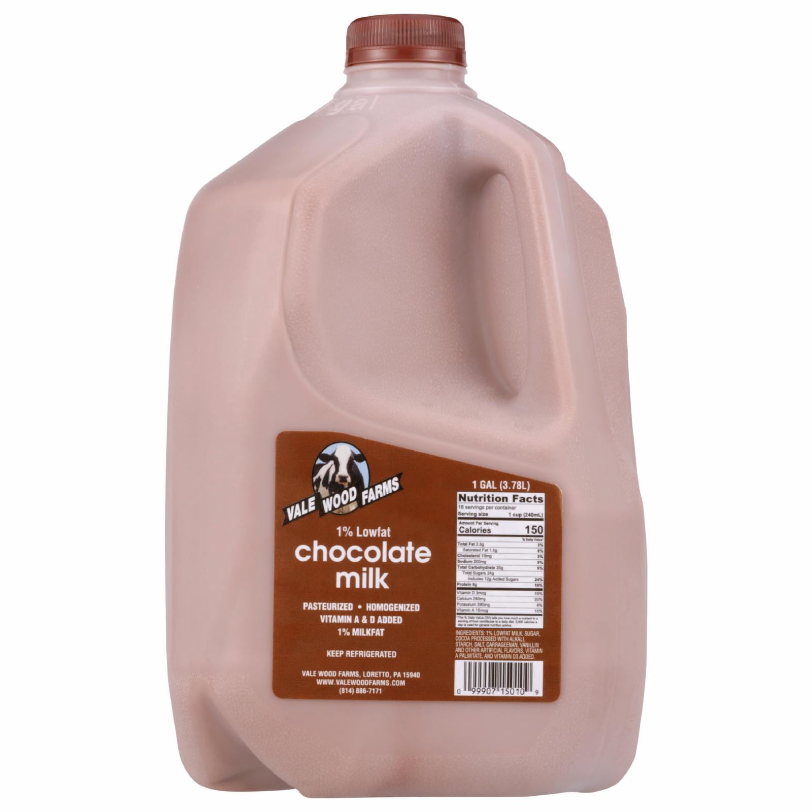 Vale Wood Farms Chocolate 1% Milk Gallon
