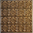 thumbnail image 1 of Valencia 2 ft. x 2 ft. Glue-Up Vinyl Ceiling Tile in Antique Gold - Box of 10, 1 of 1