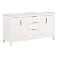 thumbnail image 1 of Valencia 60 inch wood double sink Freestanding vanity with countertop and sink, 1 of 15
