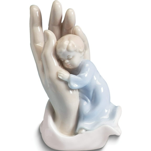 Valencia Collection Inspirational Palm Of My Hand Boy Figurine Designer Jewelry by Sweet Pea