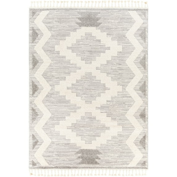 Valencia Cream 5'3" x 7' Global Rectangle Area Rug